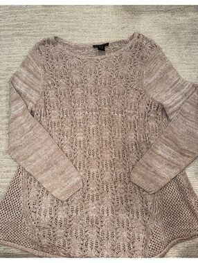 Preswick & Moore beige knit sweater